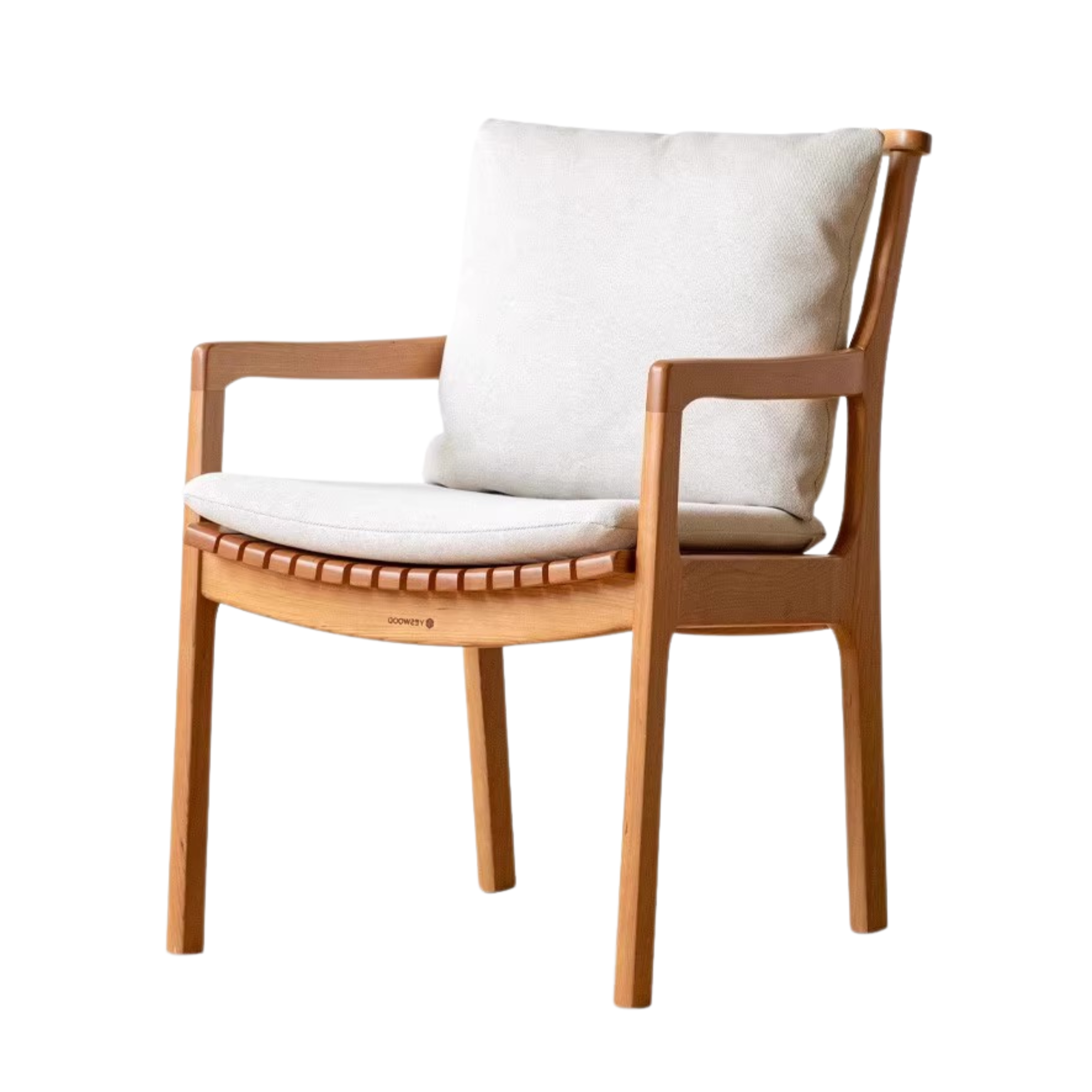 Cherry, Ash, Oak, Beech Solid Wood Book Chair Comfortable Soft Back Chair