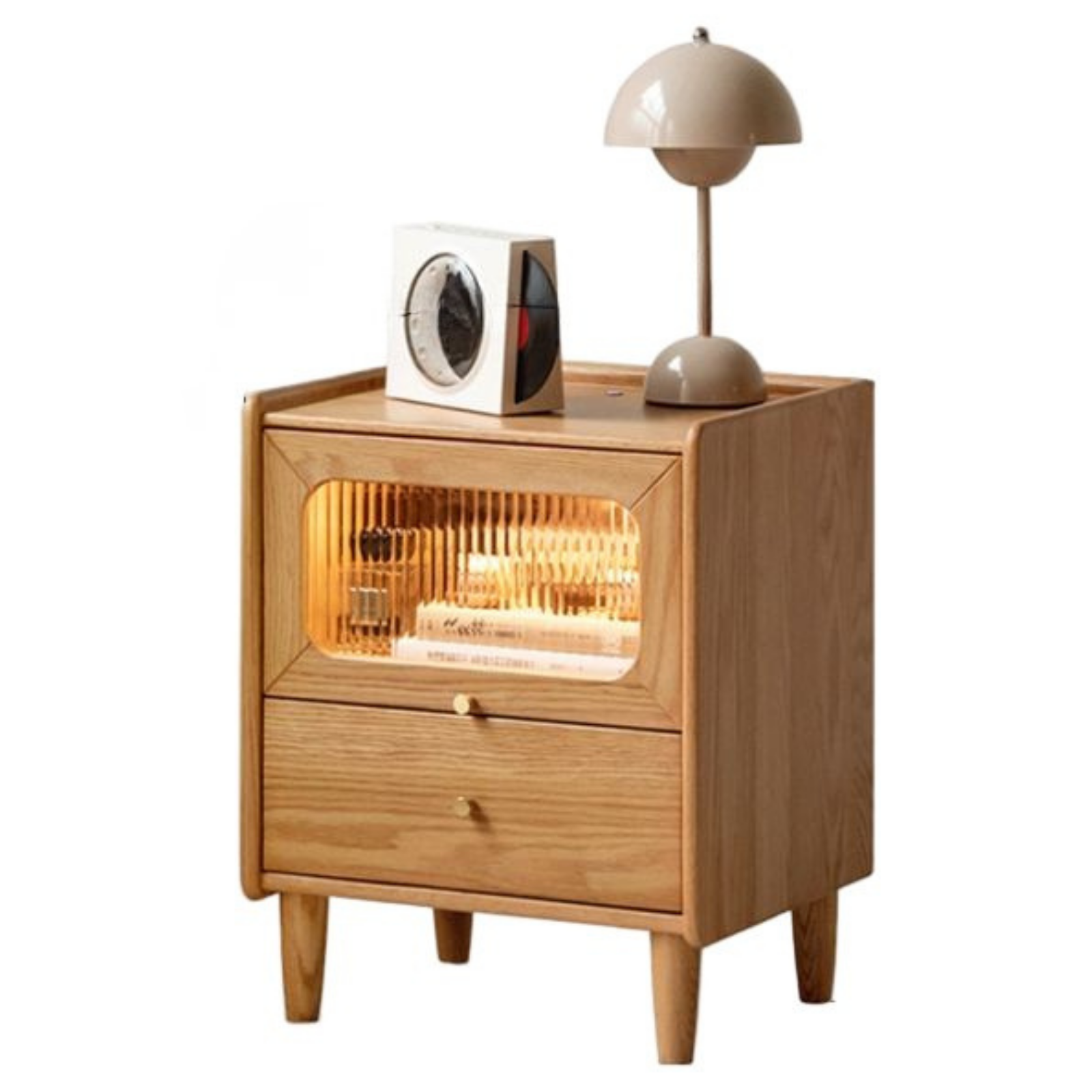 Oak, Ash, Beech Solid Wood Modern Simple Nightstand