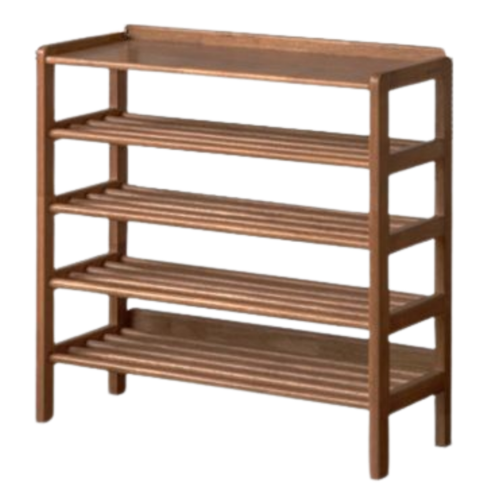 Solid Rubberwood Modern Minimalist Multi Layer Shoe Rack
