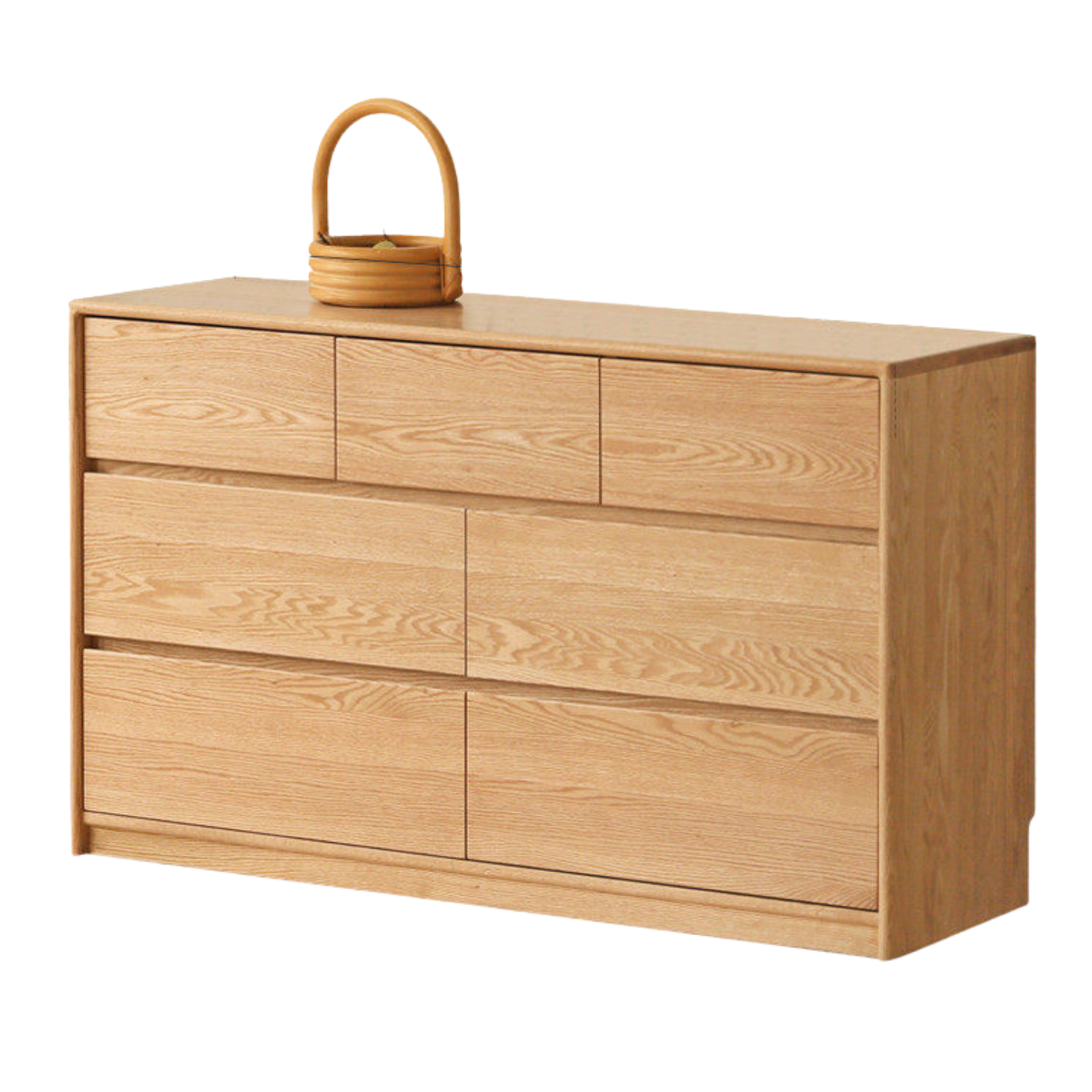 Oak Solid Wood Ultra Narrow Dresser