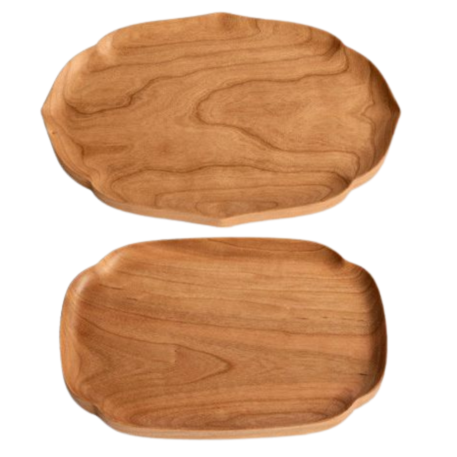 Black Walnut, Cherry Solid Wood Tray Storage Plate