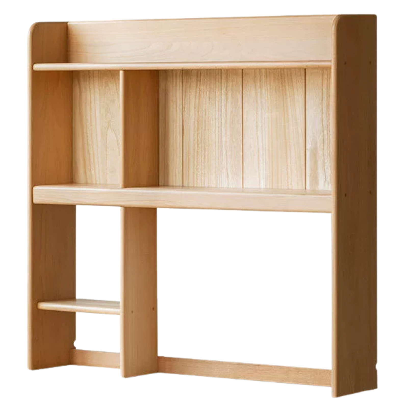 Beech, Oak, Tulipwood Solid Wood, Solid RubberWood Study Desk with Shelf