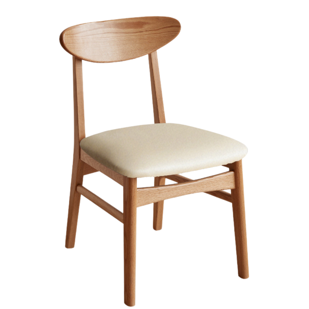 4 pcs set Ash, Oak, Beech Solid Wood - Dining Chair