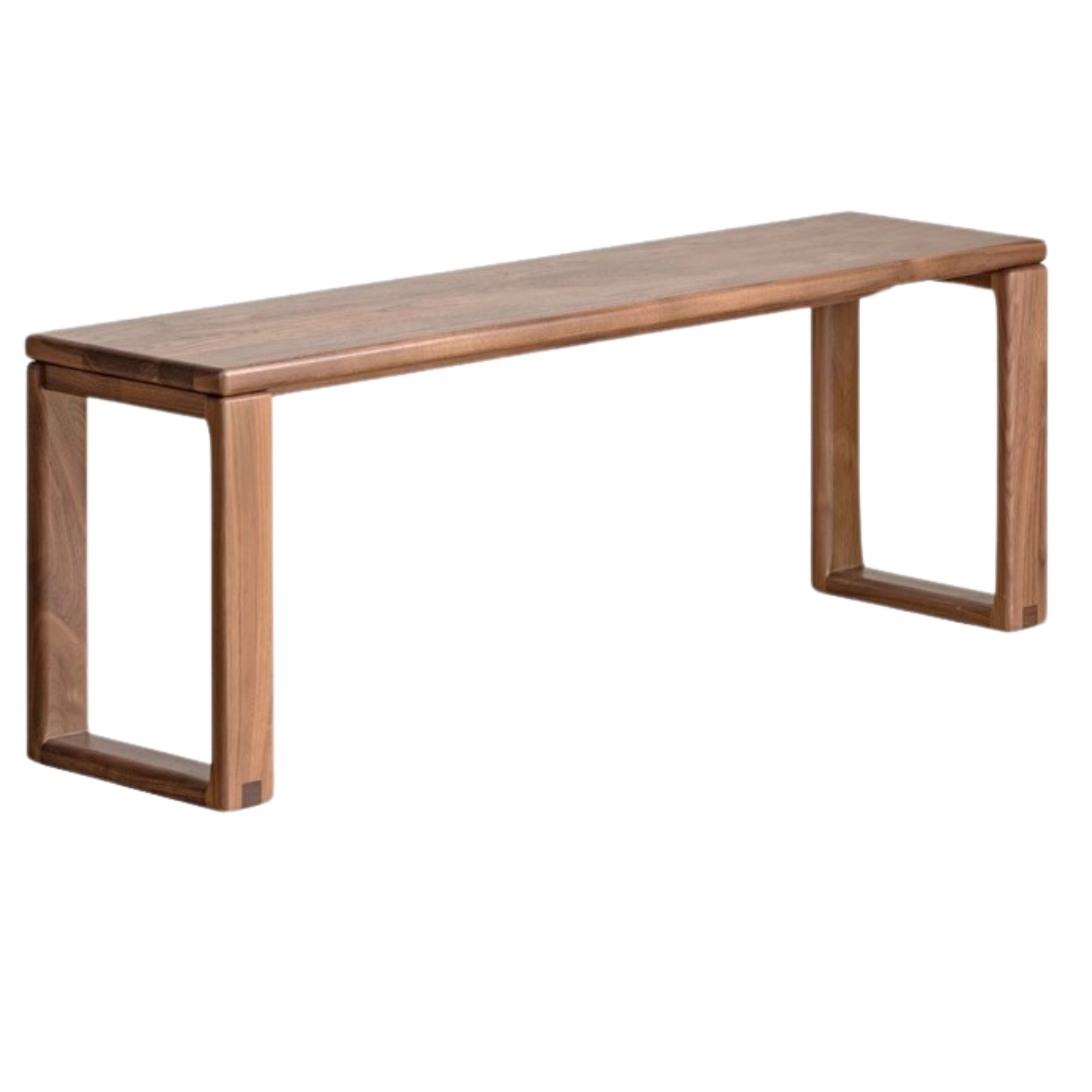 Black Walnut, Oak, Ash Solid Wood Long Bench