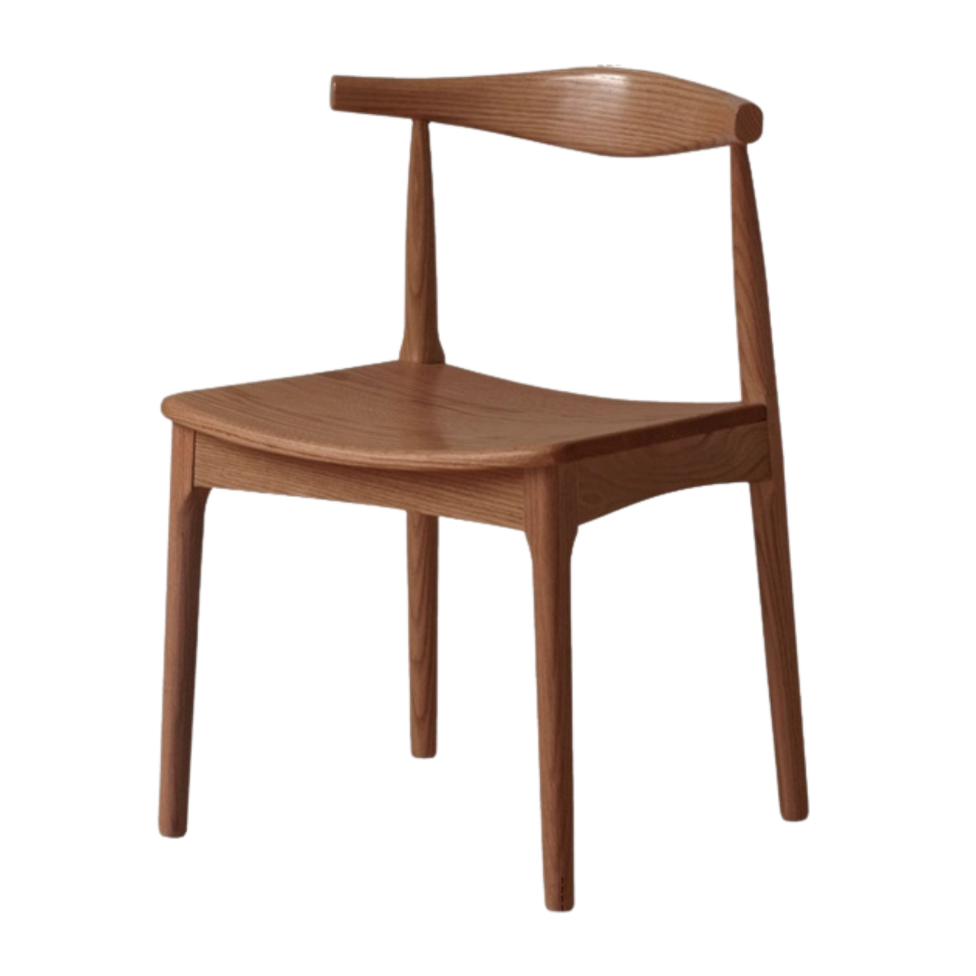 Set 4 pcs Black Walnut, Ash, Oak Solid Wood Nordic Dining Chair