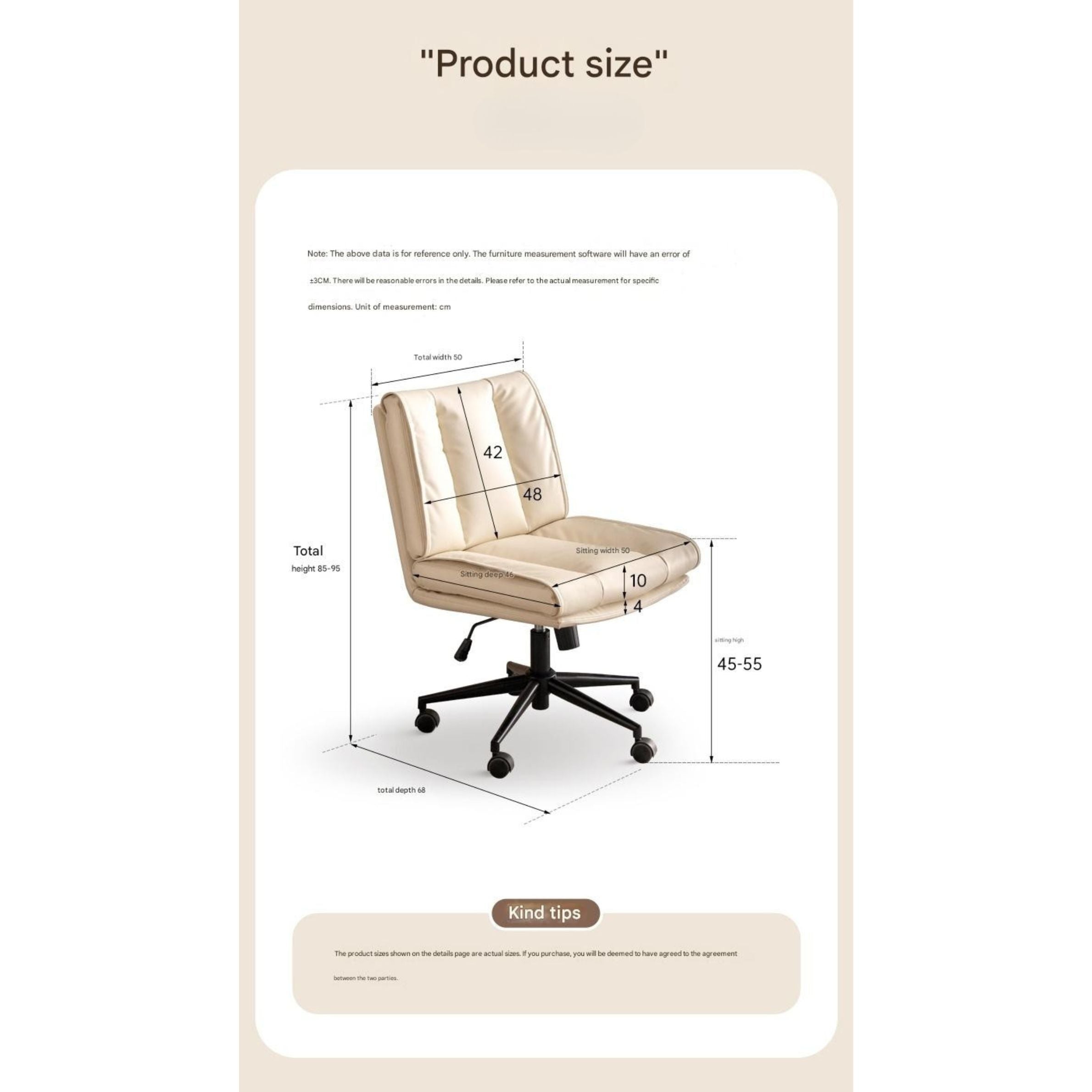Organic Leather Computer Chair