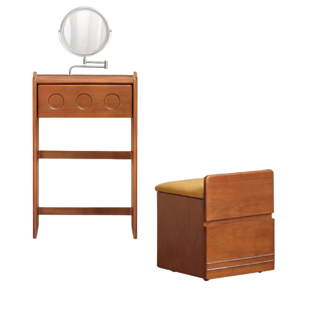 Tulipwood Solid Wood Classic Vintage Vanity Table.