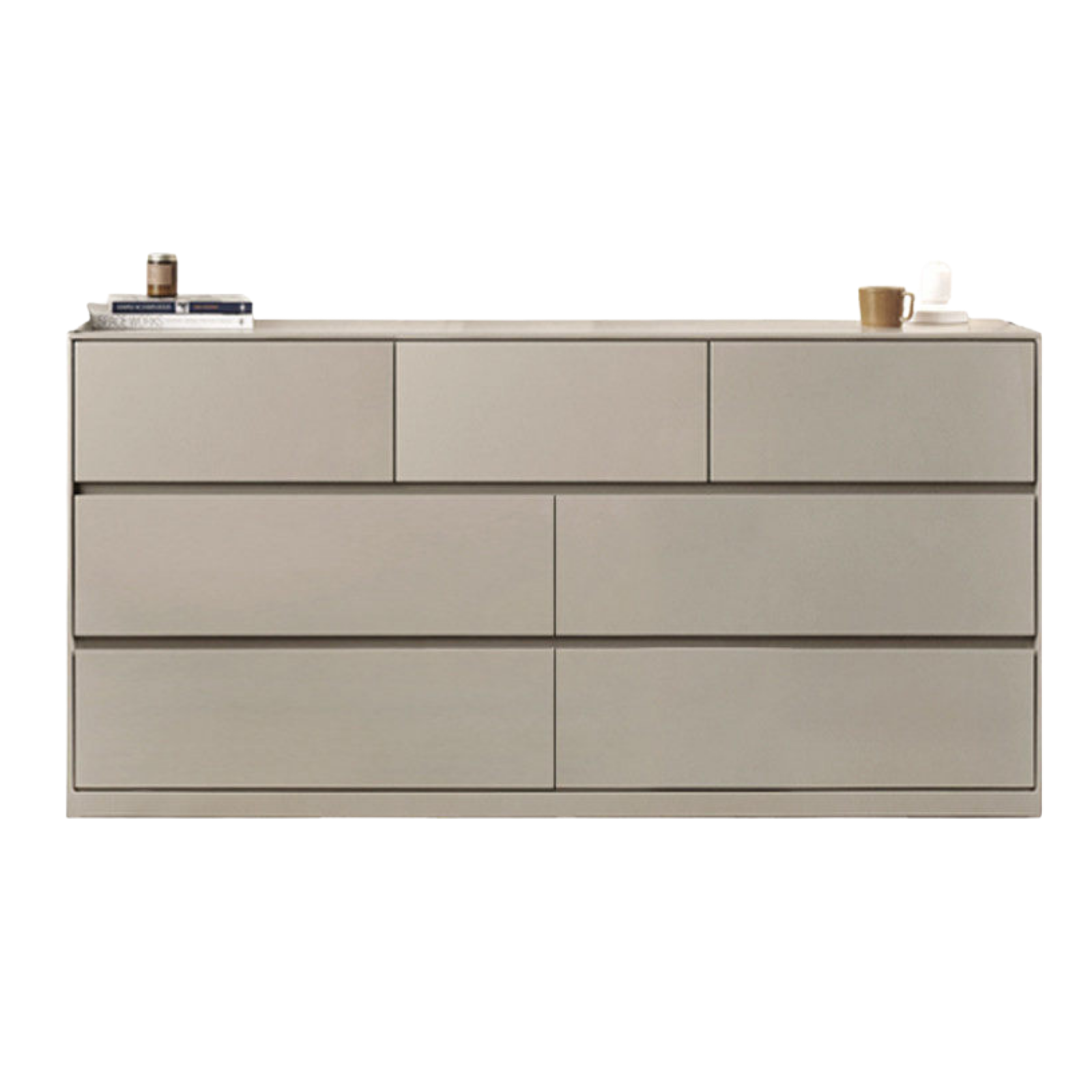 Tulipwood Solid Wood, Solid RubberWood Light Luxury Six-Drawer Chest