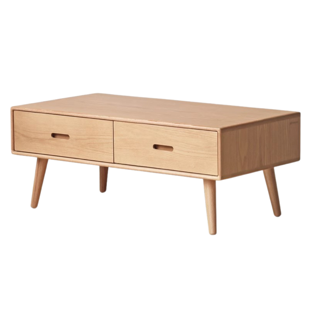 Oak Solid Wood Classic Coffee Table
