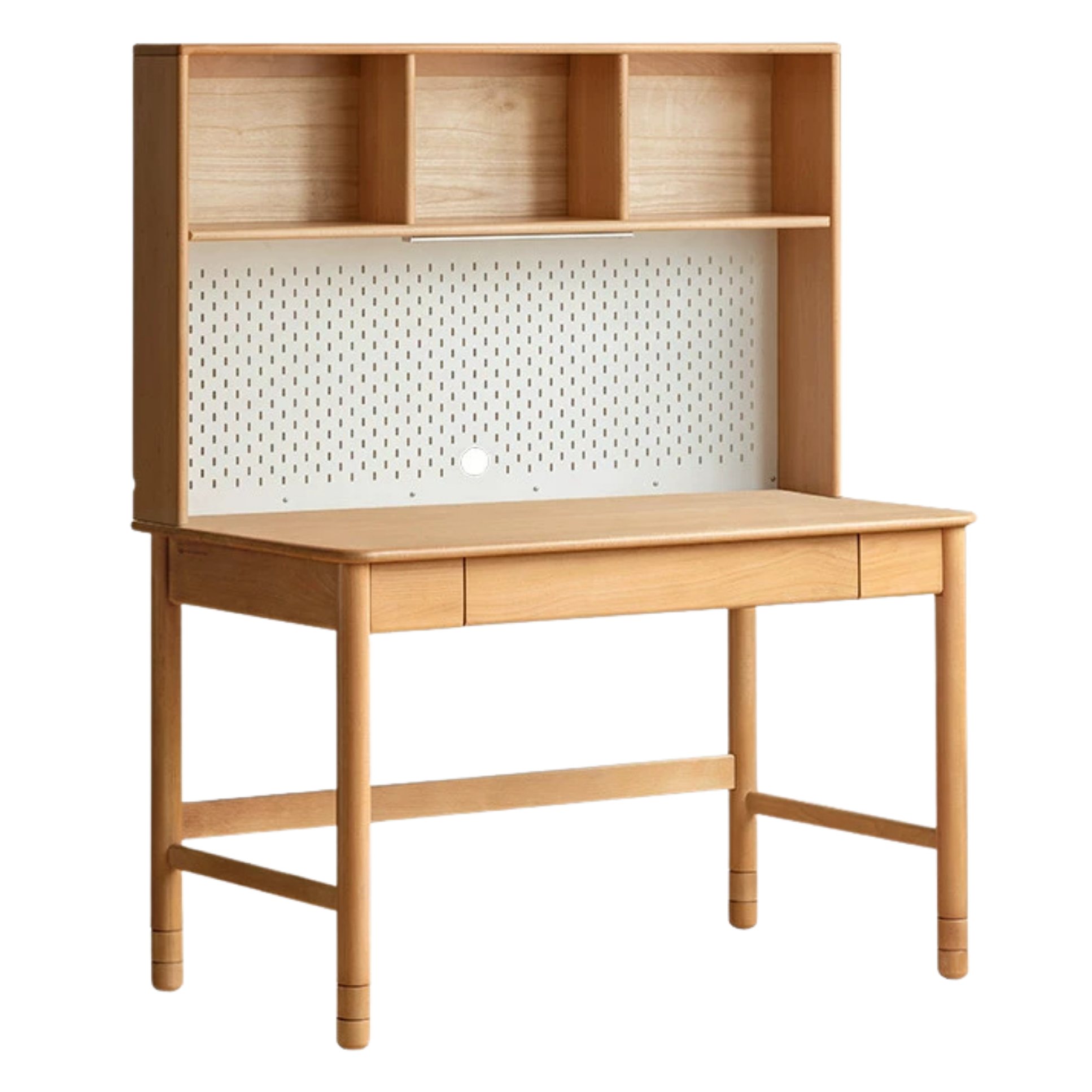 Beech Solid Wood Children's Desk With Adjustable Height
