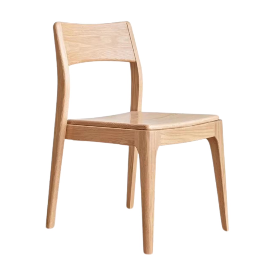 Solid Rubberwood, Ash, Oak Solid Wood Stacking Dining Chair