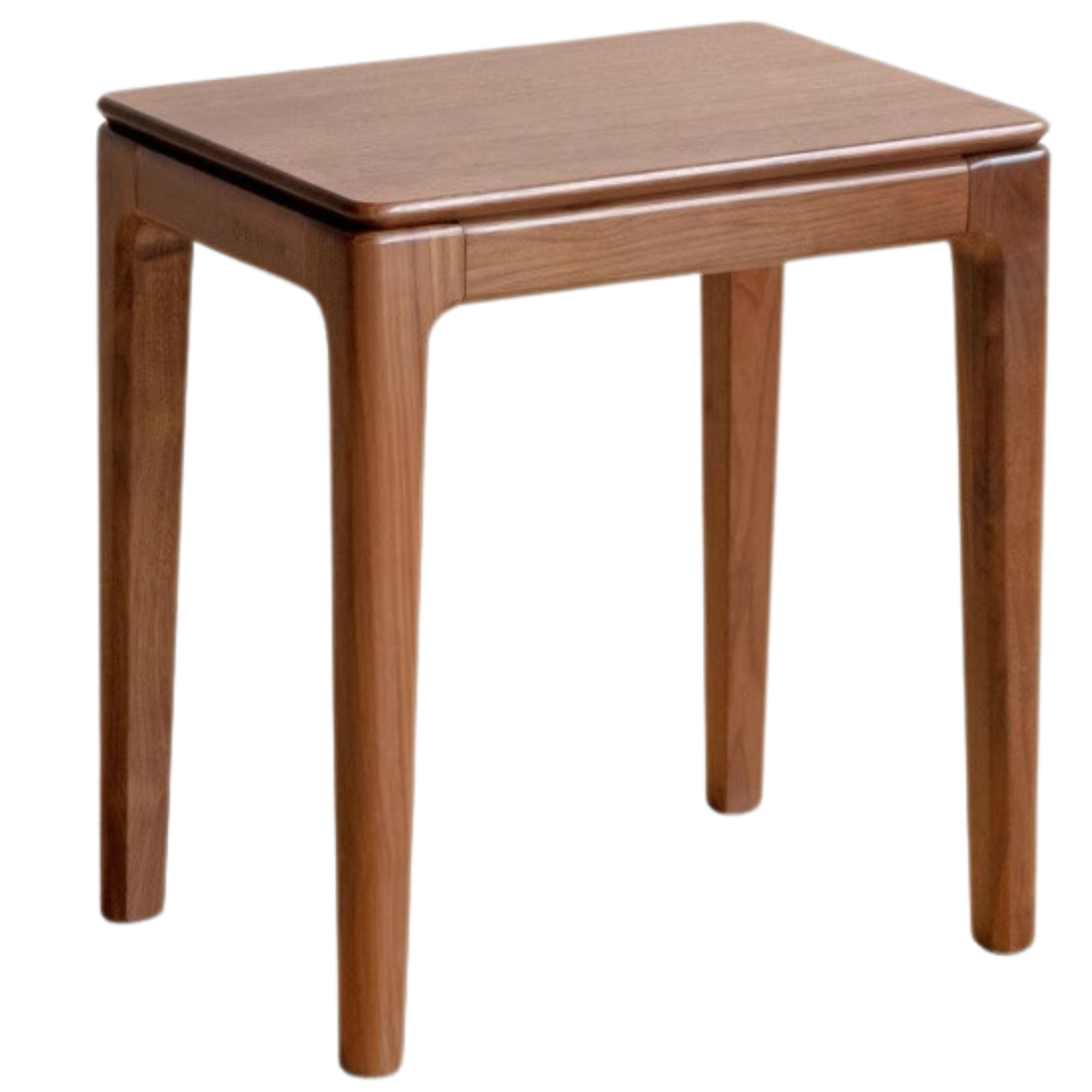 Black Walnut, Oak Solid Wood Makeup Stool
