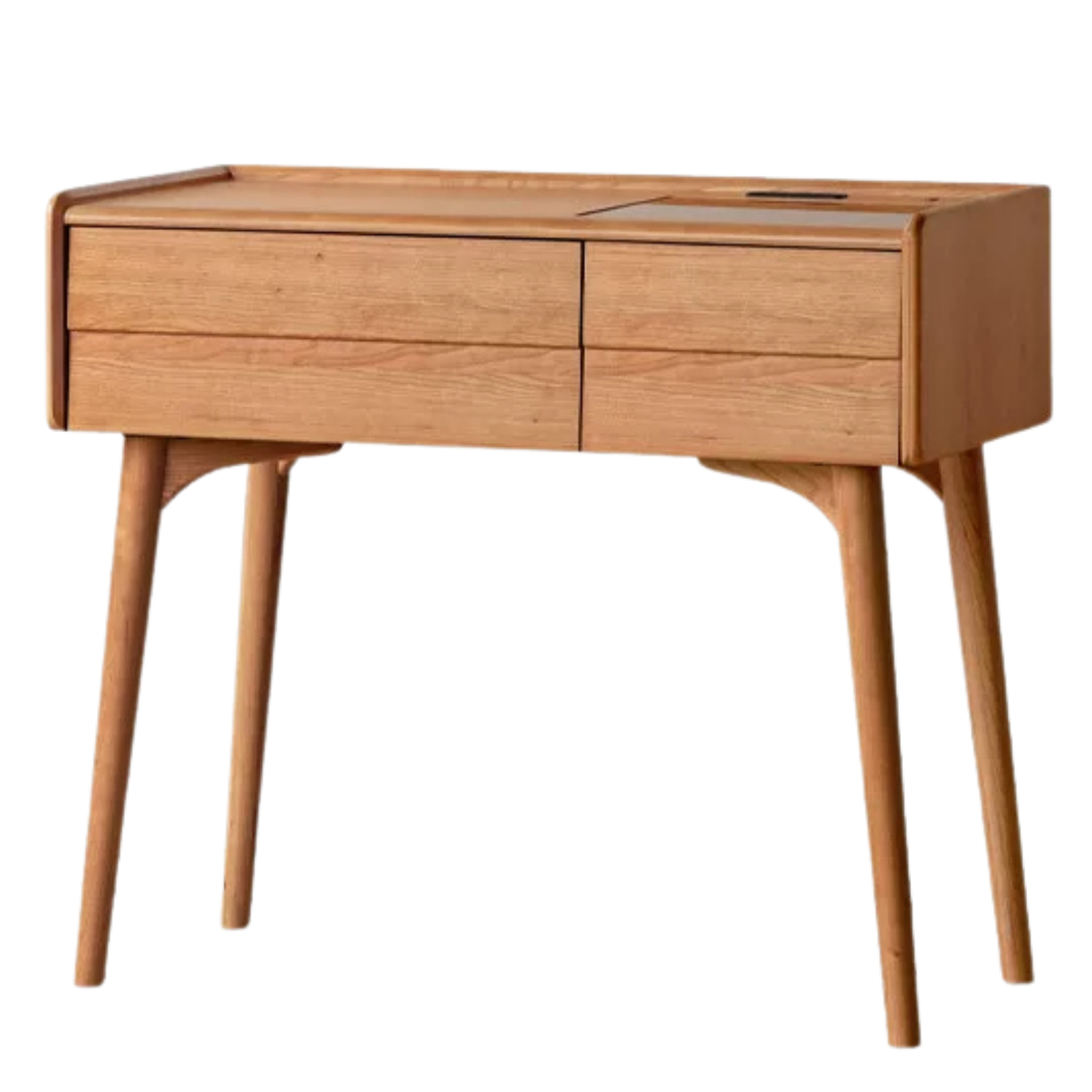 Cherry Solid Wood Retro Style Vanity Table.