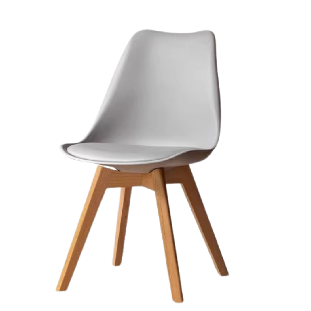 Oak, Beech Solid Wood Eames Chair 4 Pcs Set