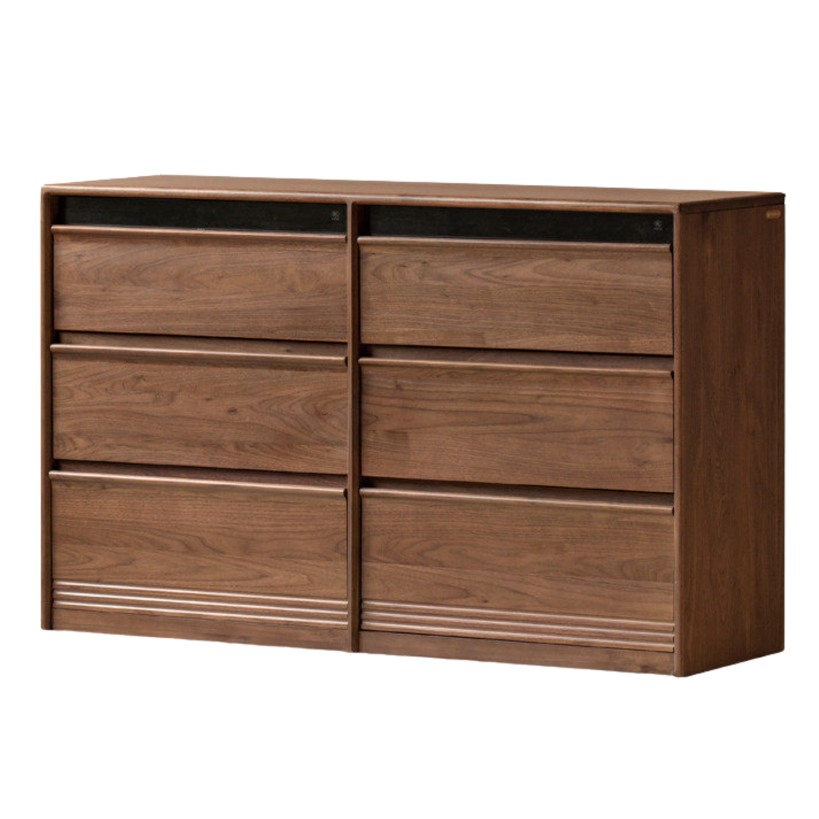 Black Walnut Solid Wood Chest Drawer