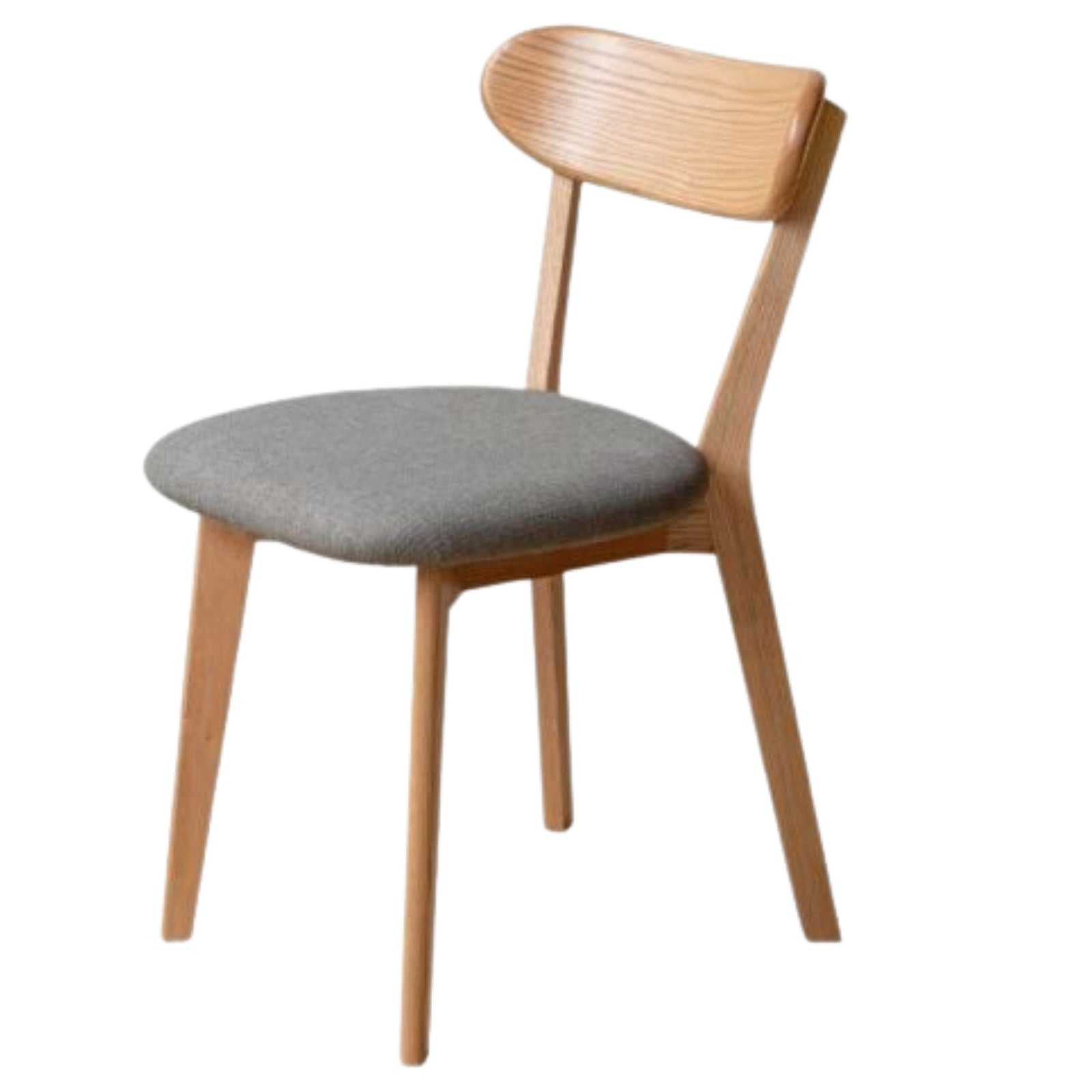Oak Solid Wood Backrest Dining Chair.