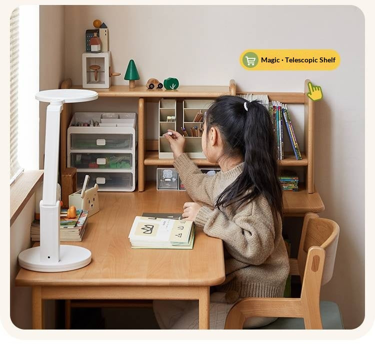 Beech Solid Wood Kids Corner Desk