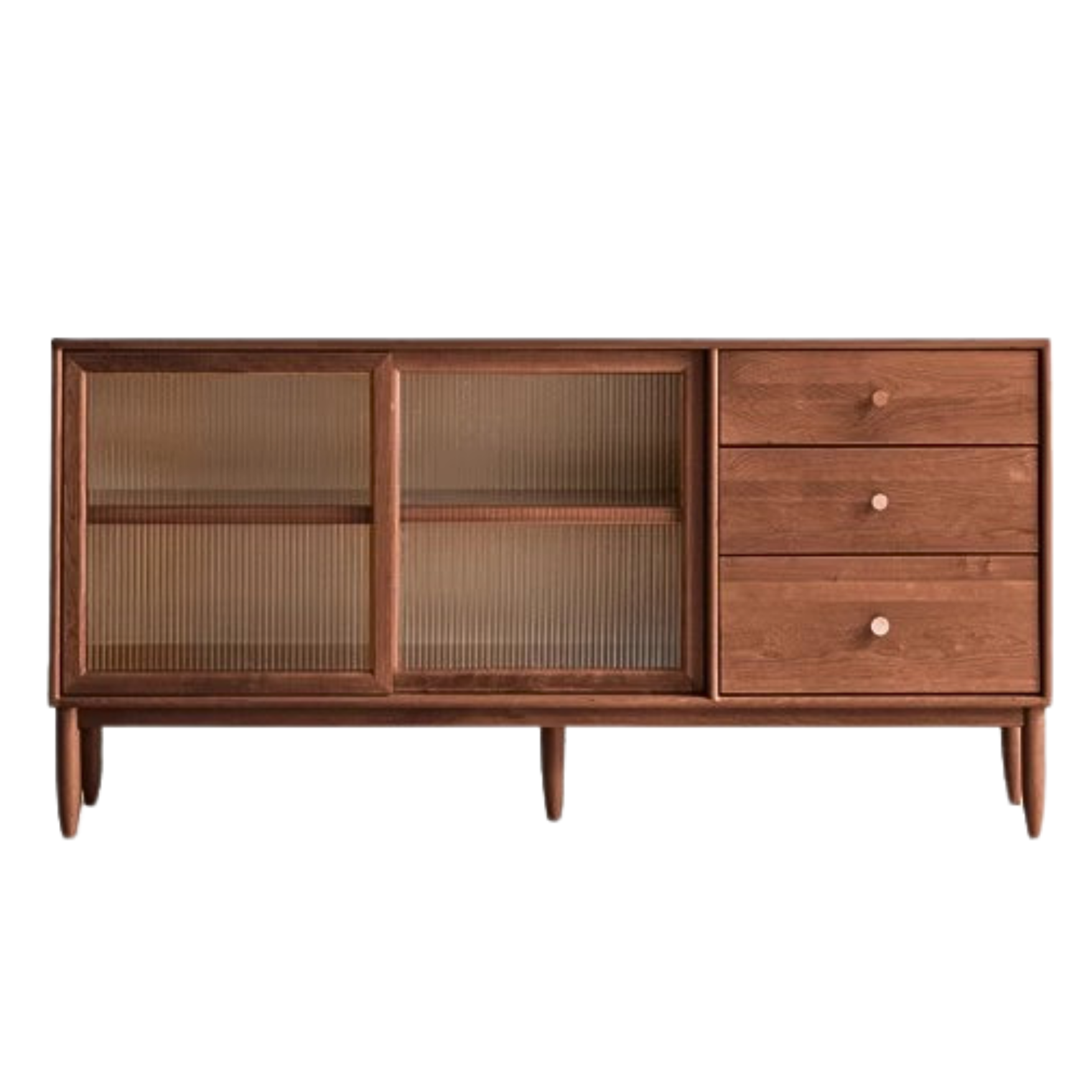 Cherry Solid Wood Sideboard High Cabinet Multi-Functional Buffet
