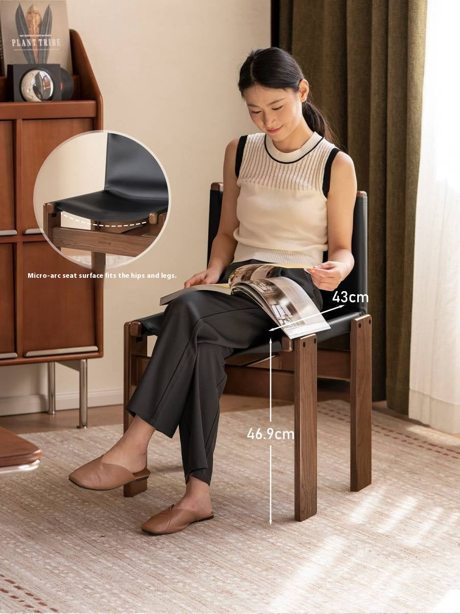 Beech, Black Walnut Solid Wood Dining Chairs antique style single chairs