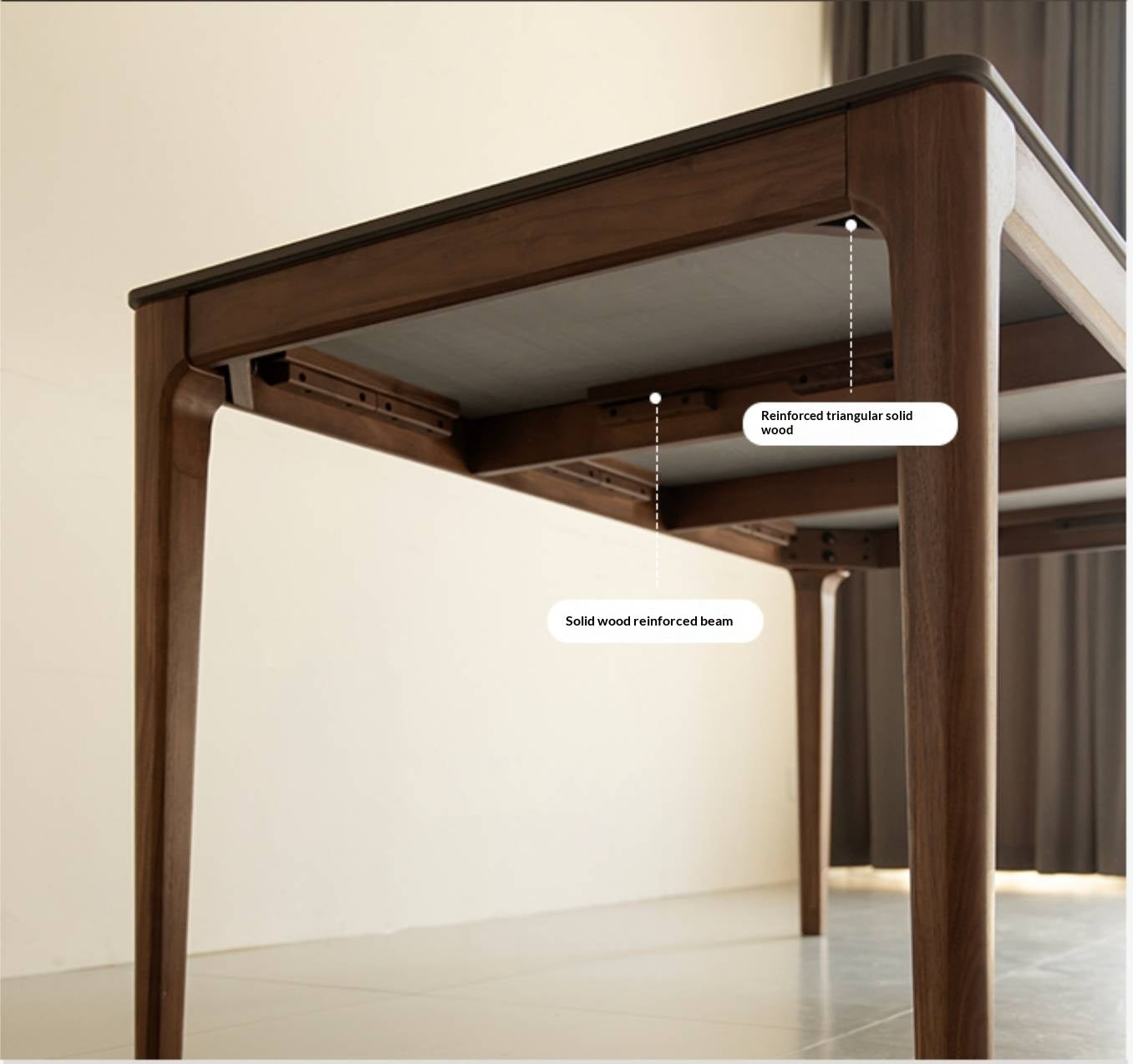 Black Walnut Dining Tables With Slate Top