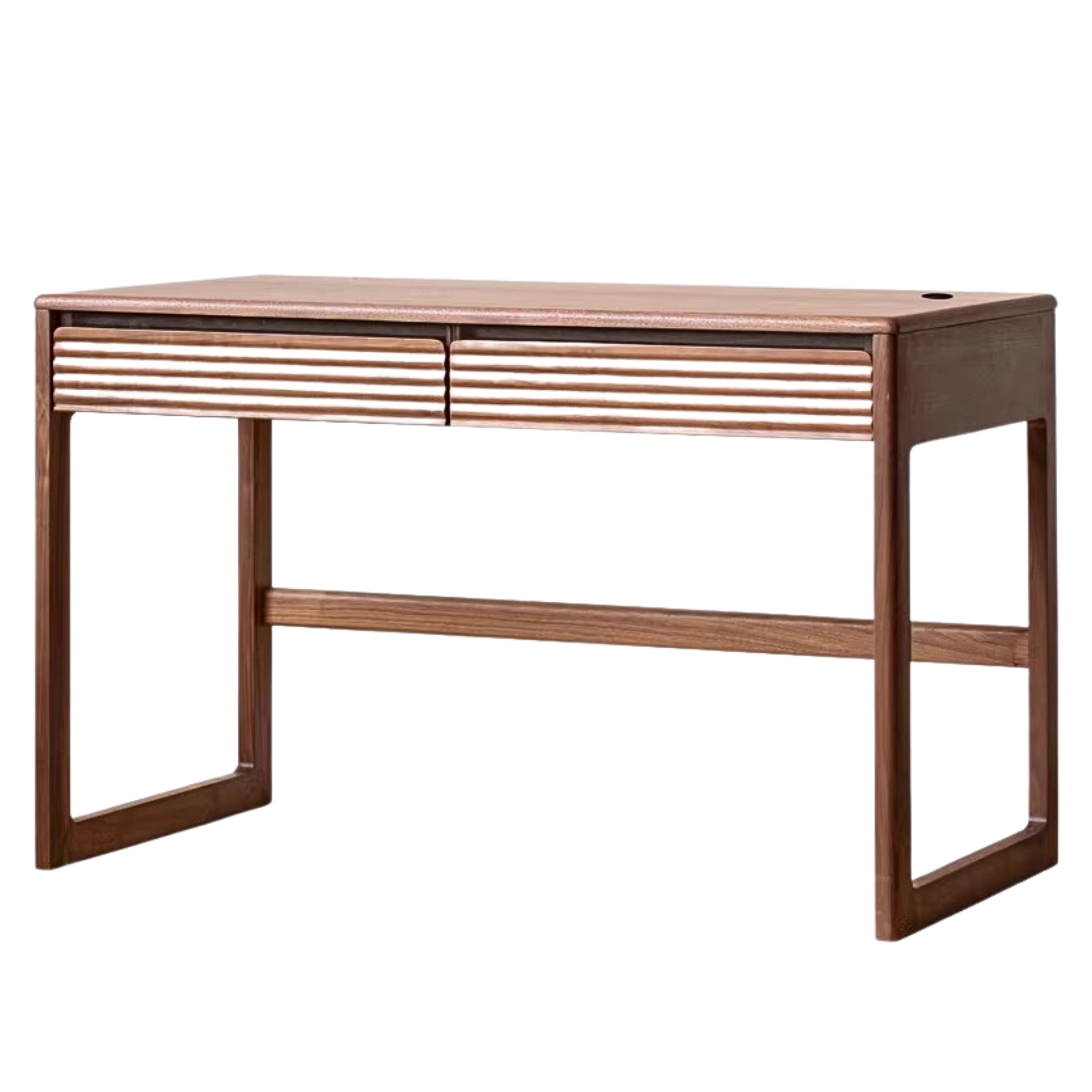 Black Walnut Solid Wood Desk Nordic