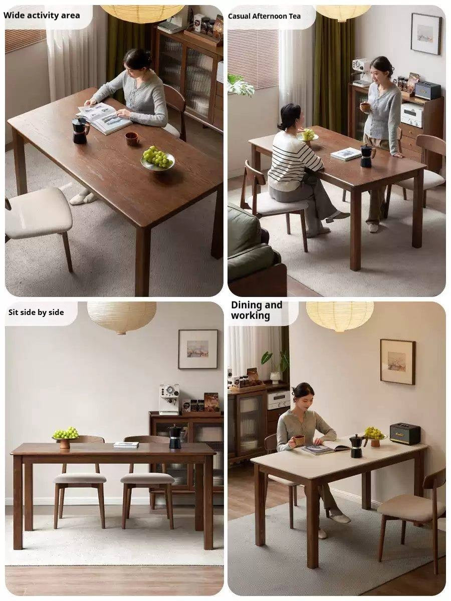 Oak Solid Wood Modern Dining Table