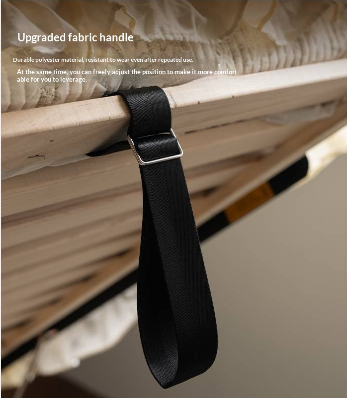 Oak Solid Wood Platform Box Bed, Headboard-Free Box Bed