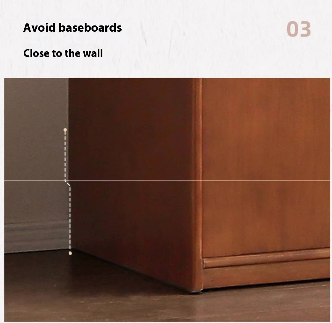 Poplar Solid Wood Antique Style Wardrobe.