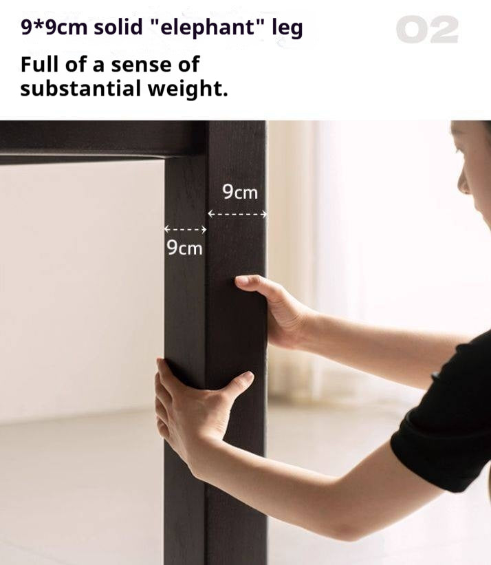 Oak, Ash Solid Wood Dining Table Modern and Simple