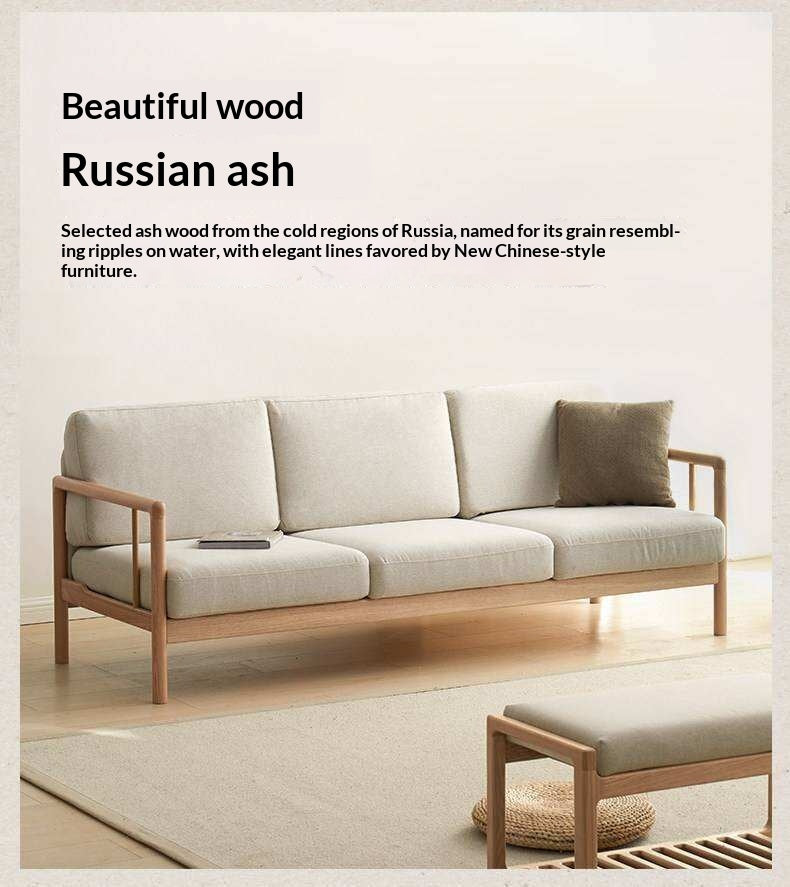 Ash Solid Wood Single Armchair