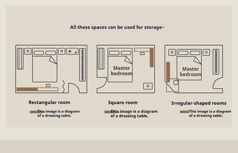 Ash Solid Wood Modern Minimalist Vanity Table