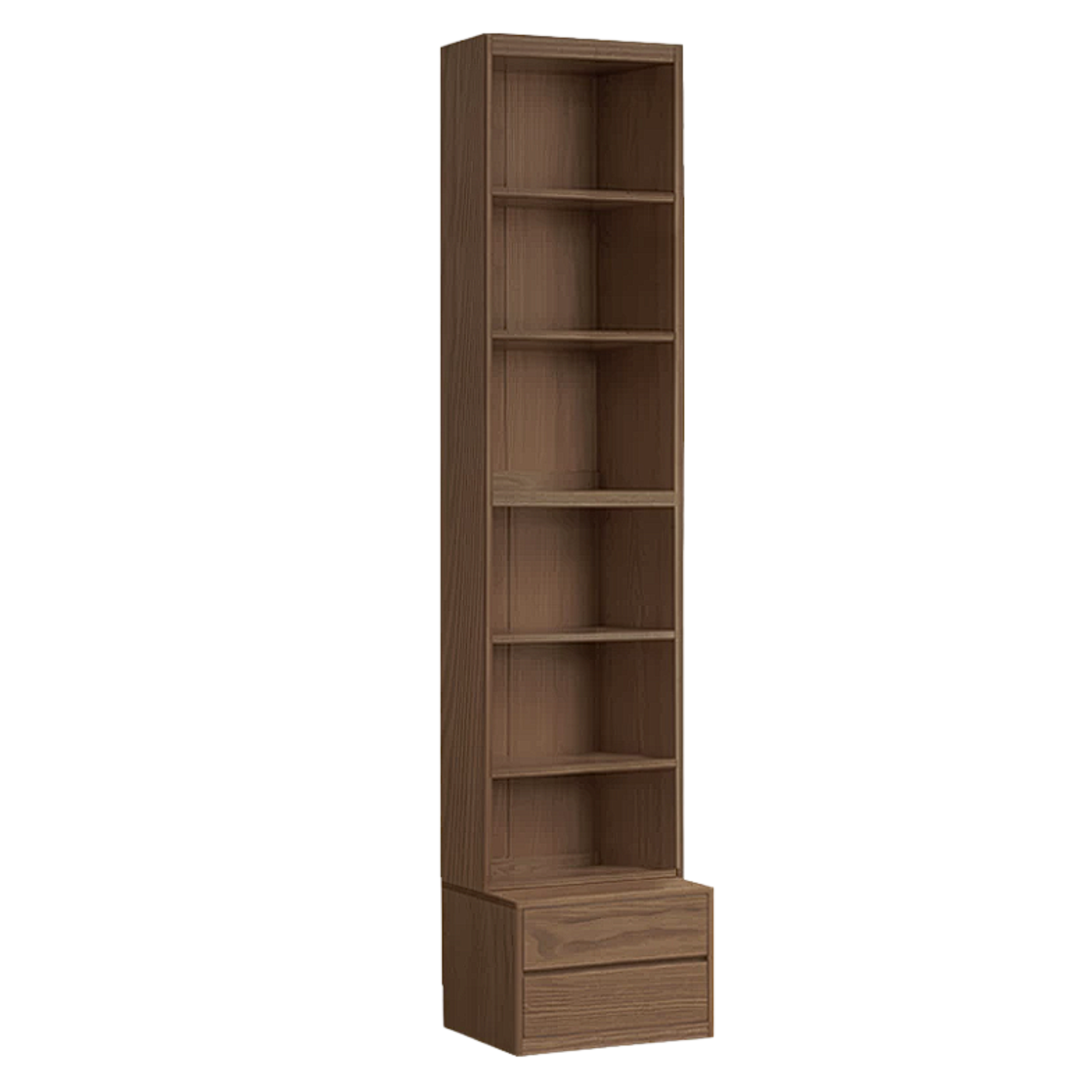 Sandalwood, Oak, Ash Solid Wood Combination Bookcase
