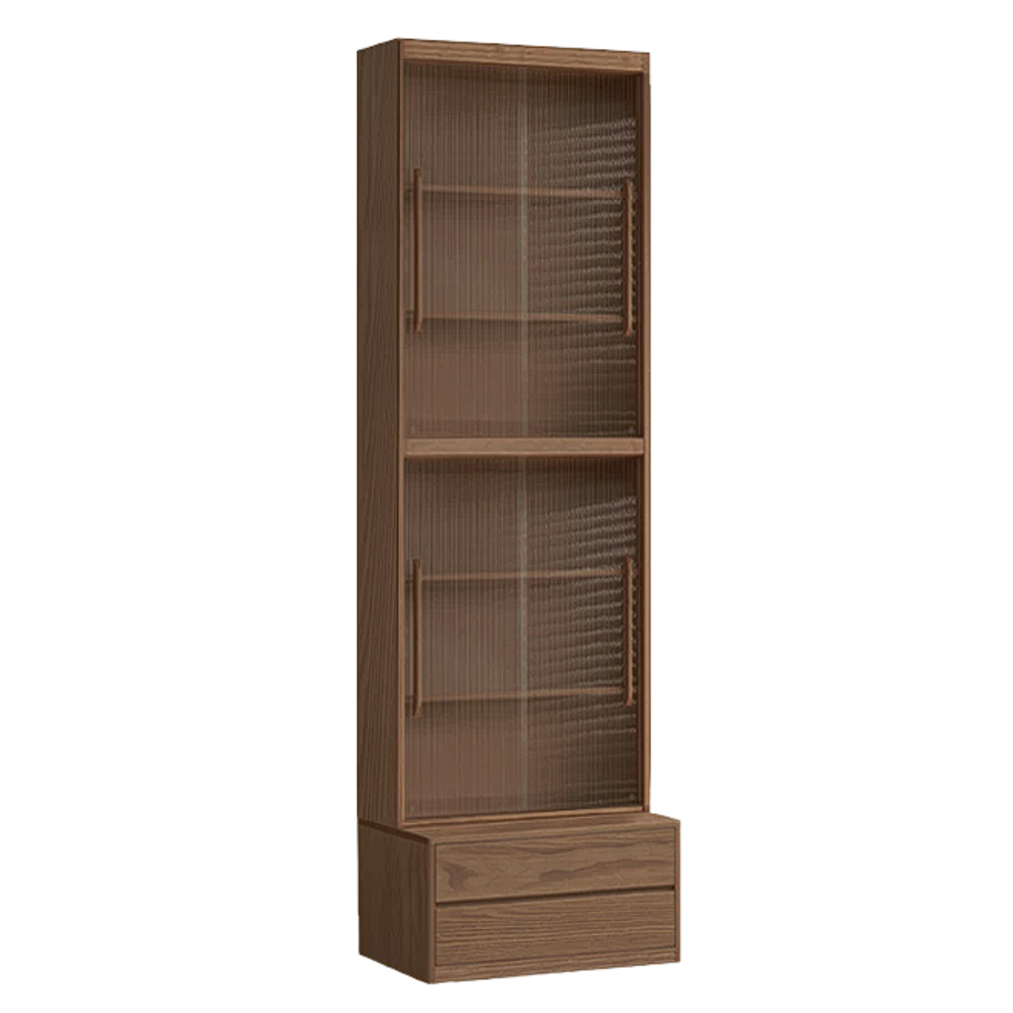 Sandalwood, Oak, Ash Solid Wood Combination Bookcase