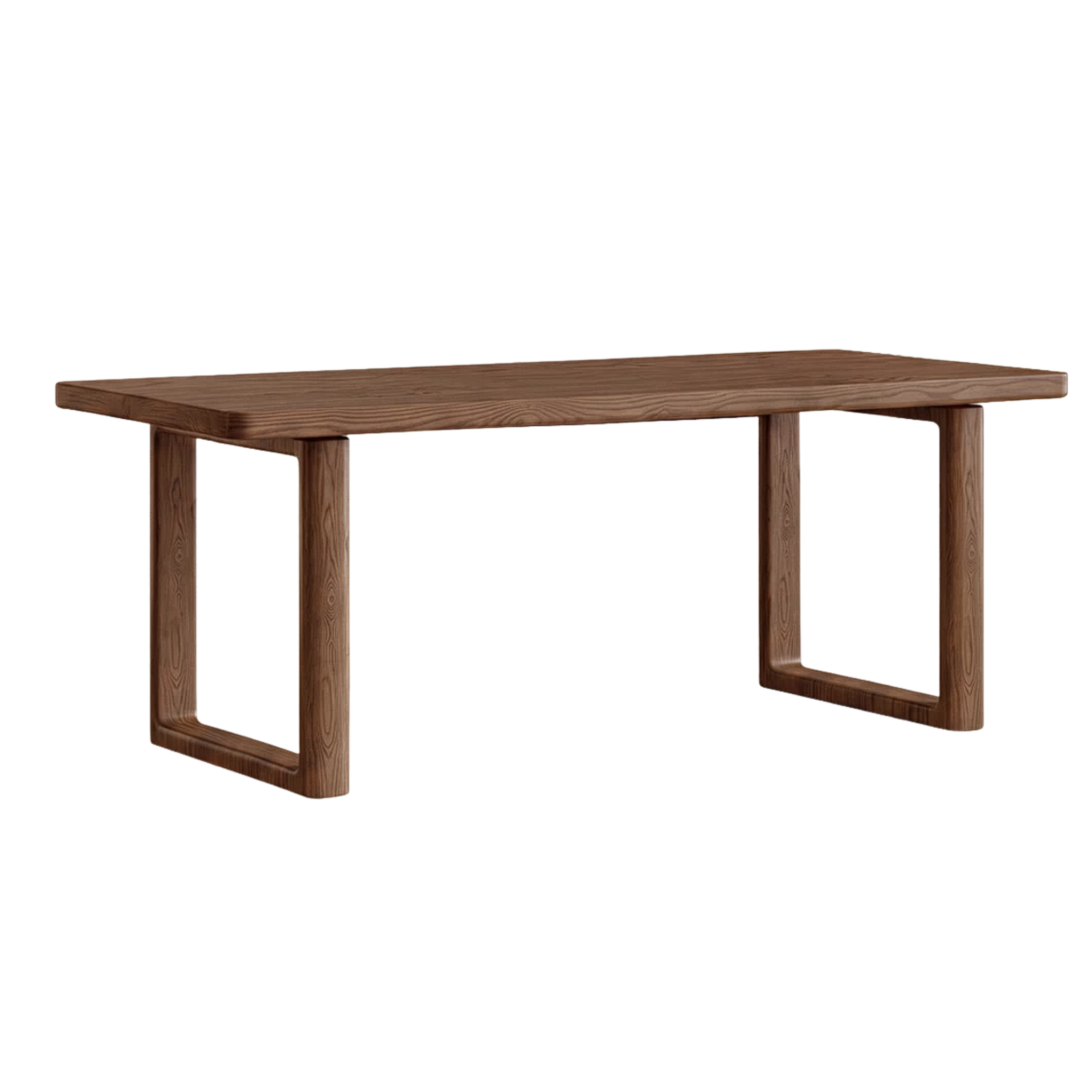 Black Walnut, Golden Pear, Ash Solid Wood Large Board Dining Table