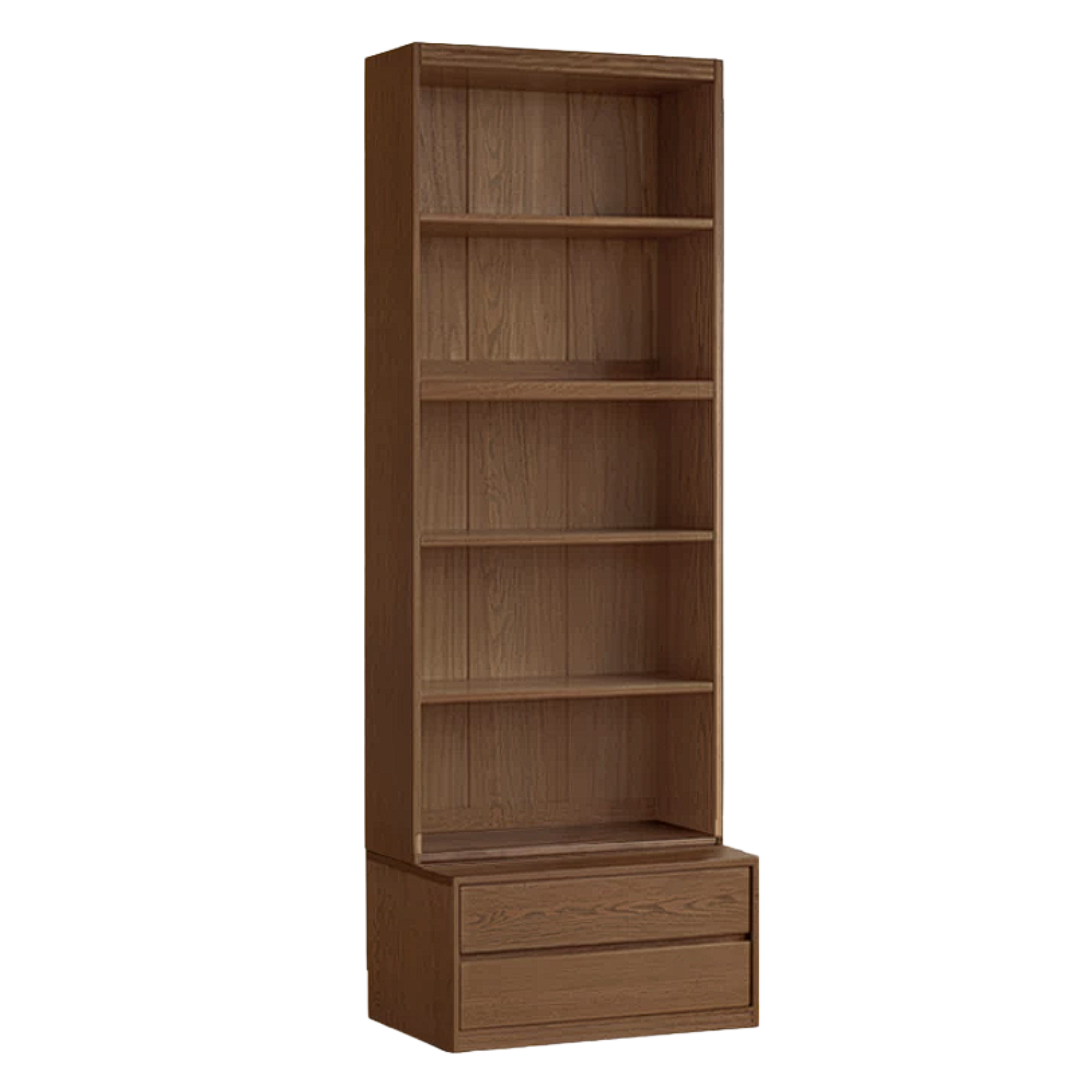 Sandalwood, Oak, Ash Solid Wood Combination Bookcase