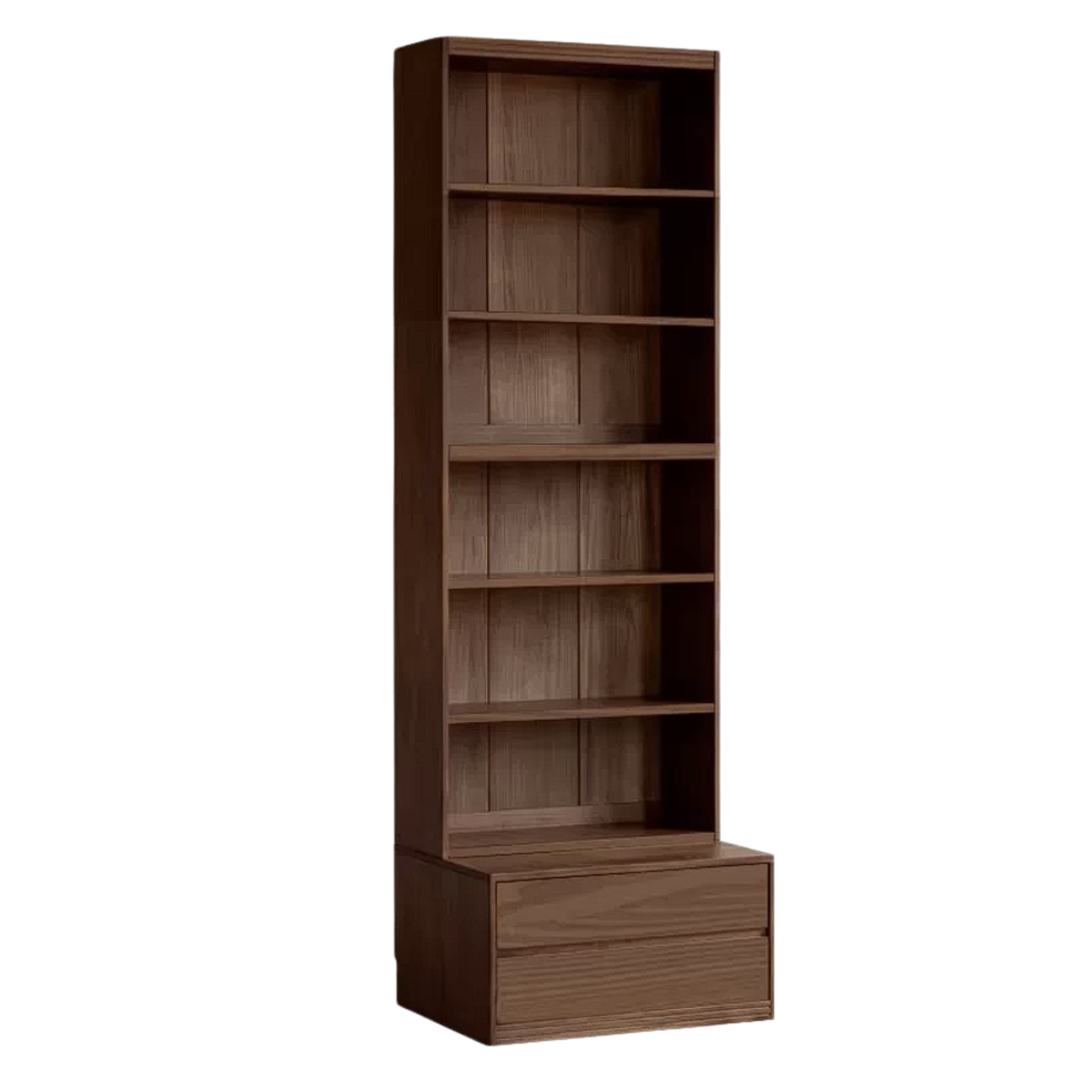 Sandalwood, Oak, Ash Solid Wood Combination Bookcase