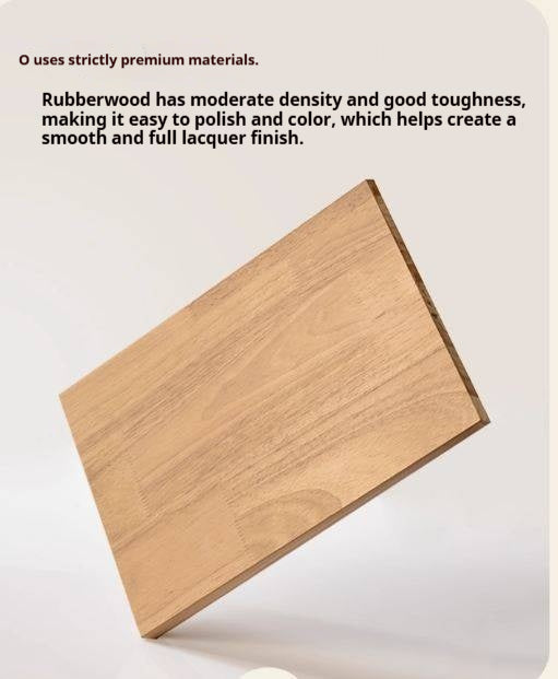 Solid Rubberwood White Cream Style Electric Lift Desk.