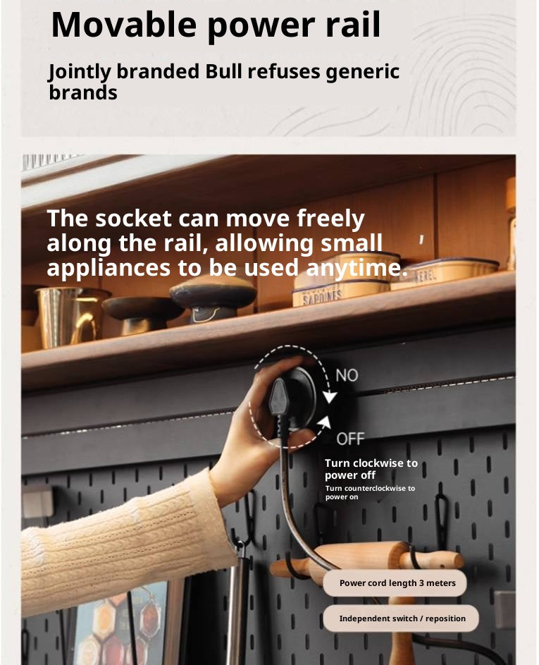 Sandalwood, Ash, White Ash Solid Wood Rock Board Modern Sideboard