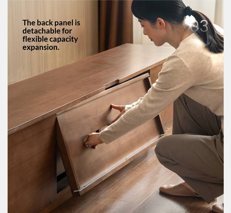 Solid Rosewood Modern Simple TV Cabinet