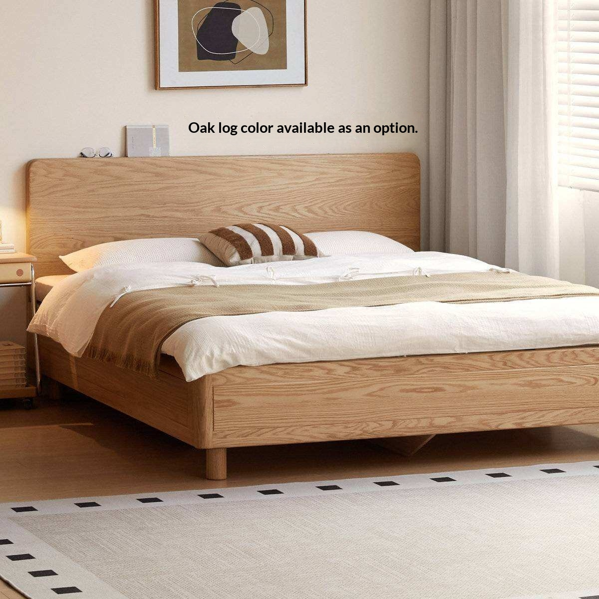 Black Walnut Solid Wood Italian Luxury Storage Bed