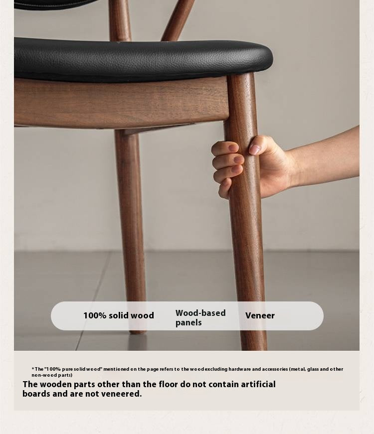 Black Walnut, Red Oak, Golden Sandalwood, White Ash, Ash Dining Armchair