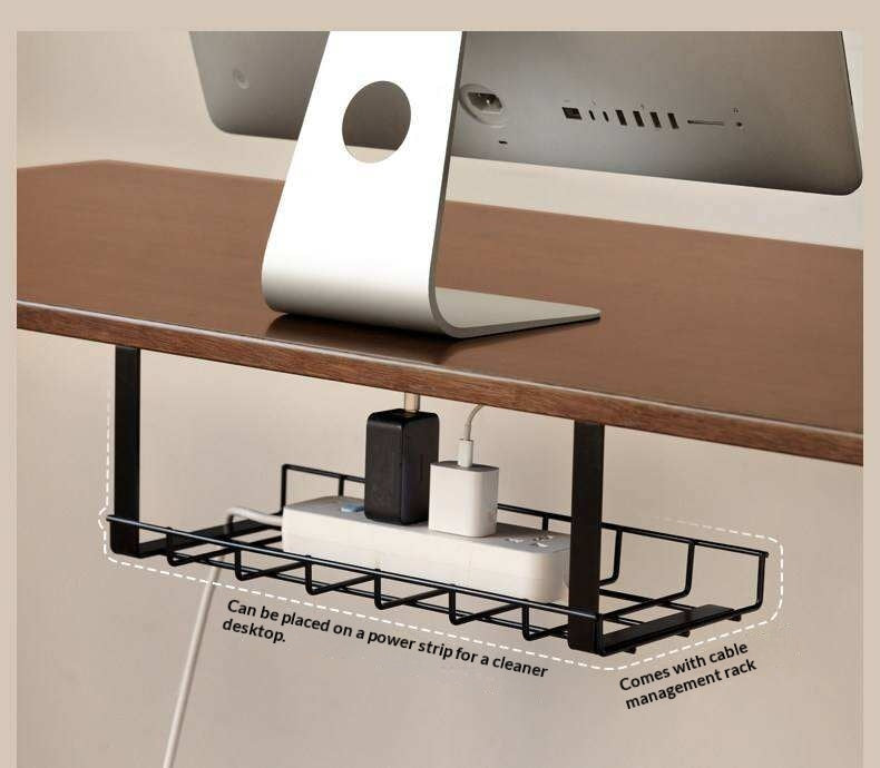 Black Walnut, White Ash Solid Wood Electric Height-Adjustable Standing Desk with Storage Drawers