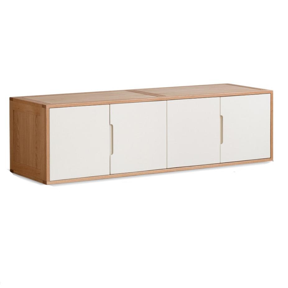 Oak Solid Wood Wardrobe Floor Combination Cabinet.