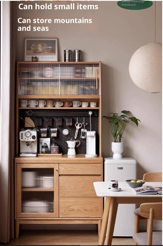 Oak Solid Wood Modern Sideboard