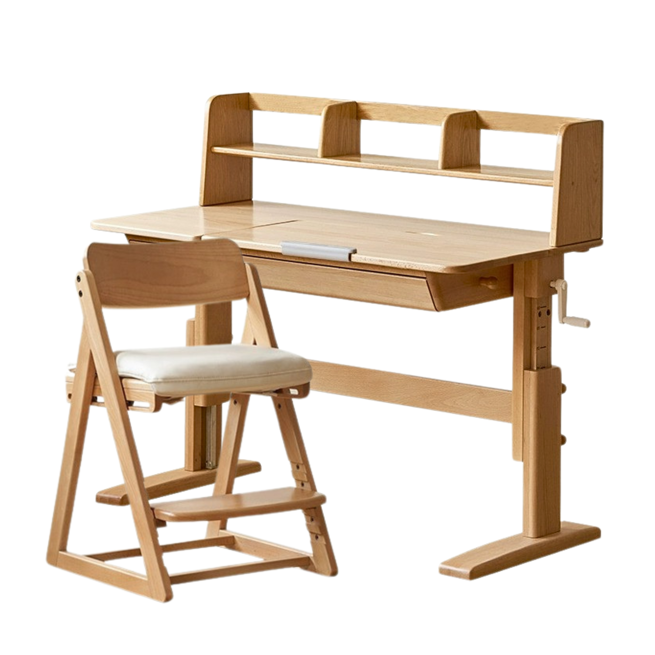 Beech Solid Wood Lifting Kids Table