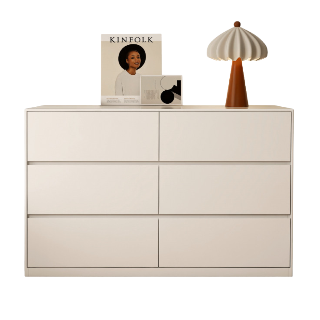 Poplar Solid Wood Cream Style Telescopic Dressing Table.