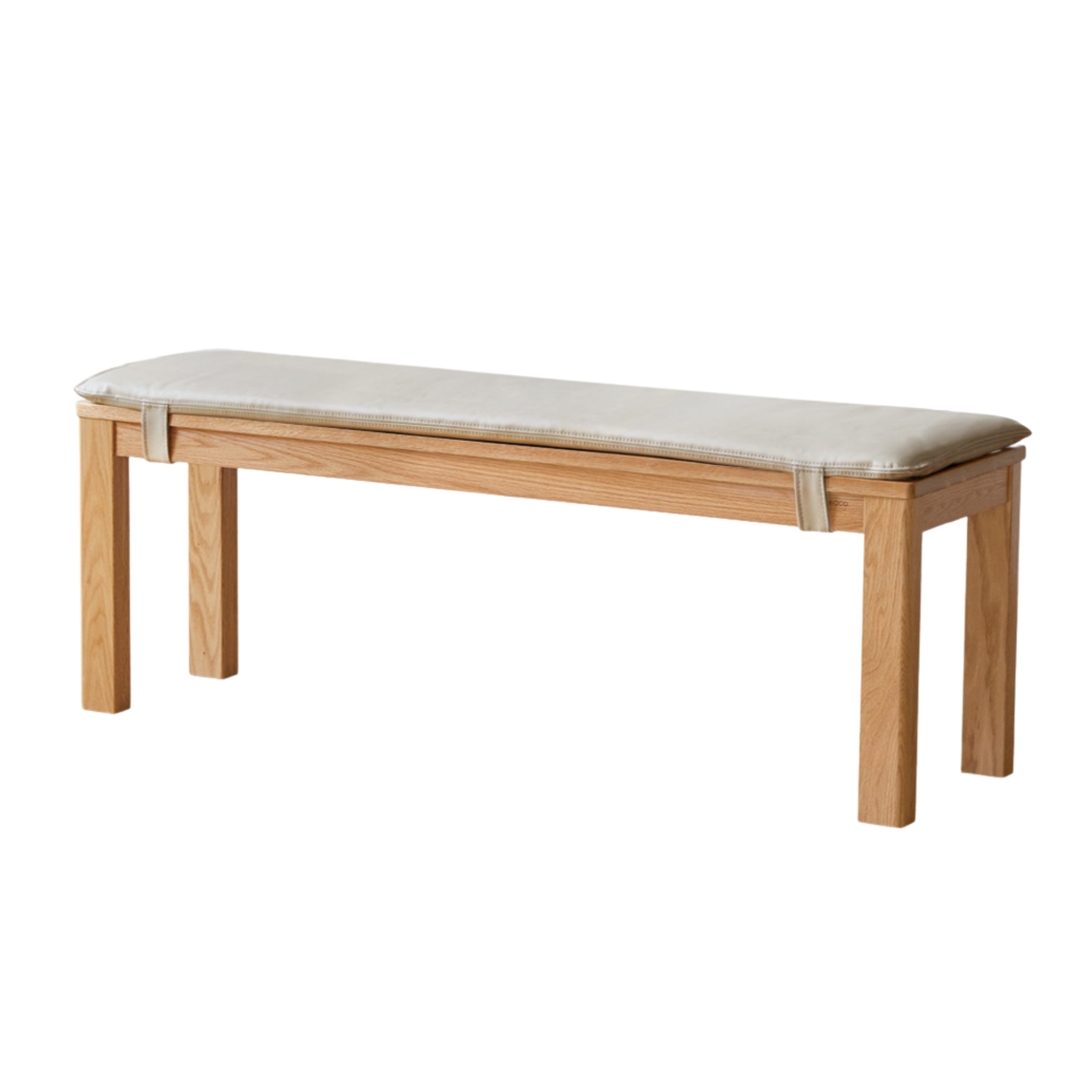 Ash, Oak, Beech, Solid Rubberwood Wide Seat Bench