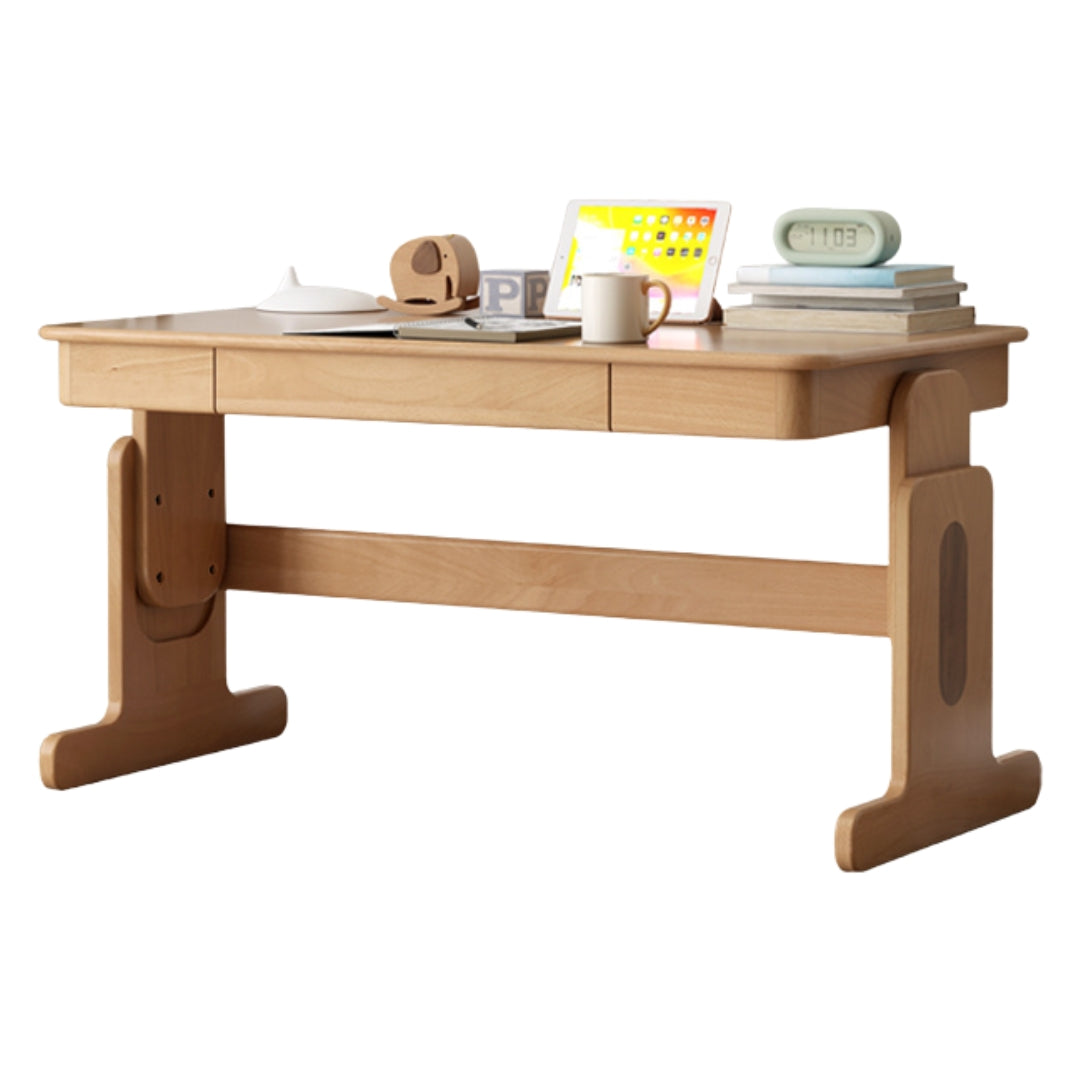 European Beech Solid Wood Liftable Kids Table