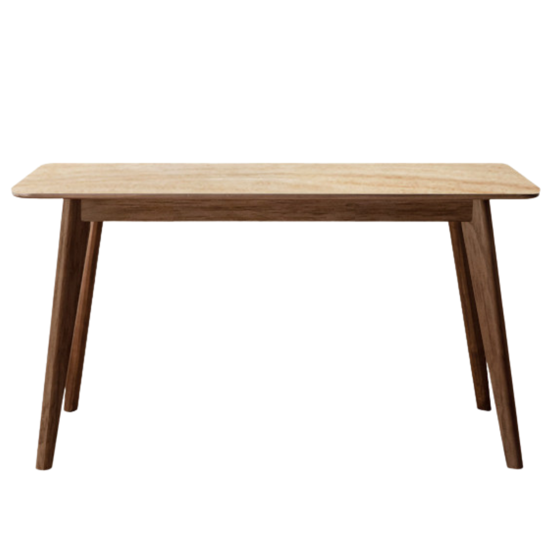 Ash, Black Walnut, Sandalwood Solid Wood Rock Plate Nordic Dining Table