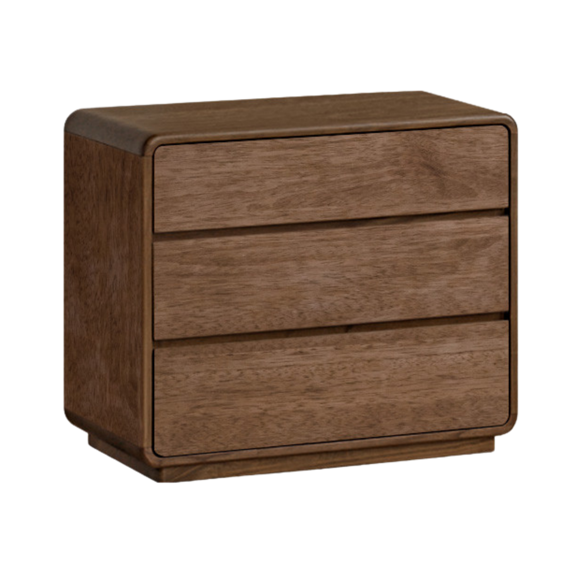 Black Walnut, Sandalwood Solid Wood Dressing Table Chest Of Drawers
